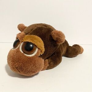 Russ Lil Peepers Monkey Duggleby Plush Toy Stuffed Animal Brown Toy Big Eyes 10โ